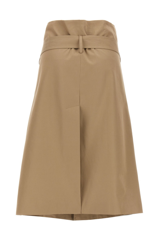 'Deconstructed Trenchcoat' skirt Beige