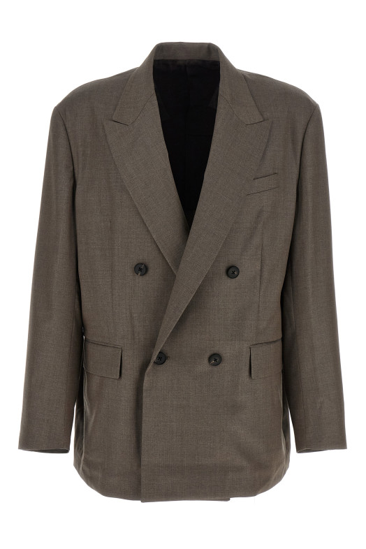 Extra fine wool blazer Gray
