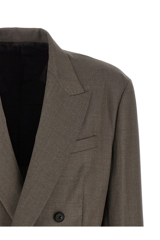 Extra fine wool blazer Gray