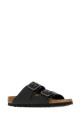 Black leather Arizona slippers Black BIRKENSTOCK (1030707)