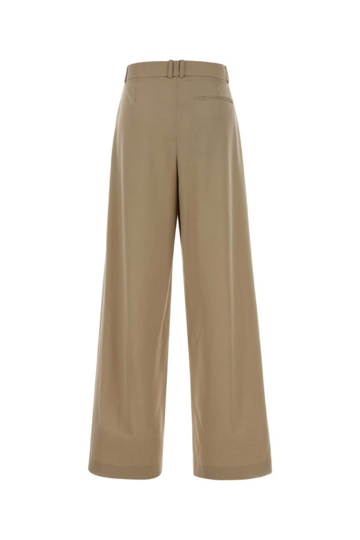 Cappuccino wool wide-leg Dende pant THE ROW (10768W4369)