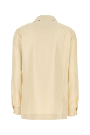 Ivory satin Lucetta shirt THE ROW (10861W4378)