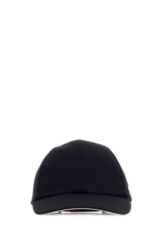 Black cotton baseball cap COURREGES (125ACT039CO0024)