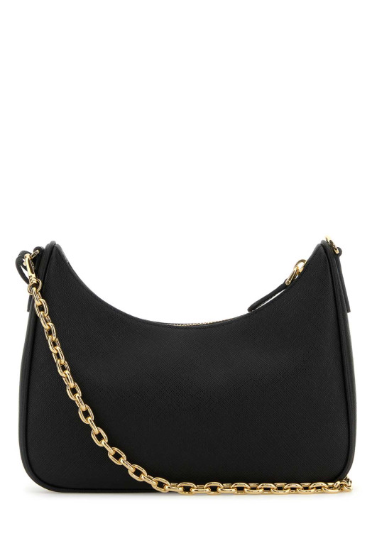 Black leather Re-Edition 2005 shoulder bag PRADA (1BH204VV2PNZV)