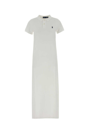White piquet polo dress POLO RALPH LAUREN (211968291)