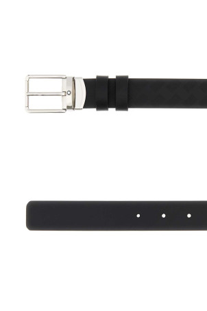 Black leather reversible belt MONTBLANC (222185)