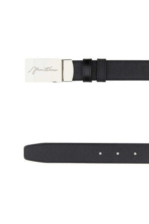 Black leather reversible belt MONTBLANC (222227)