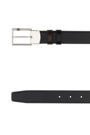 Black leather reversible belt MONTBLANC (222373)