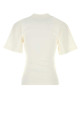 White cotton t-shirt COURREGES (226JTS168JS0233)