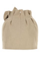 Beige linen blend mini skirt Beige MAGDA BUTRYM (233526)