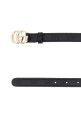 Black leather GG Marmont belt Black GUCCI (409417AAD5L)