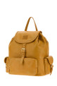 Рюкзак из кожи наппа цвета горчицы MIU MIU (5BZ042AF6P)