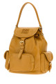 Рюкзак из кожи горчичного цвета MIU MIU (5BZ043AF6P)
