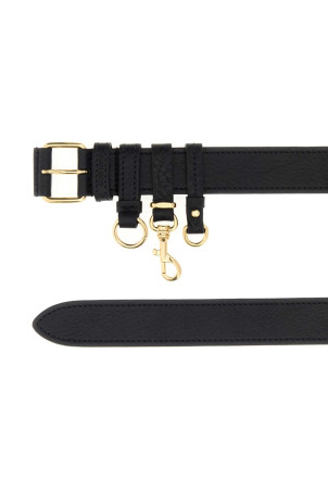 Black leather belt Black MIU MIU (5CC7202G7U)