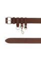 Brown leather belt MIU MIU (5CC7202G7U)