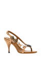 Camel leather sandals MIU MIU (5X675EFA085537)