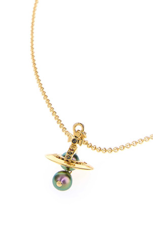 Gold metal Aleksa necklace VIVIENNE WESTWOOD (6302039302R996)