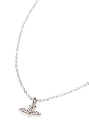 Silver metal Marinetta necklace VIVIENNE WESTWOOD (630203I602P019)