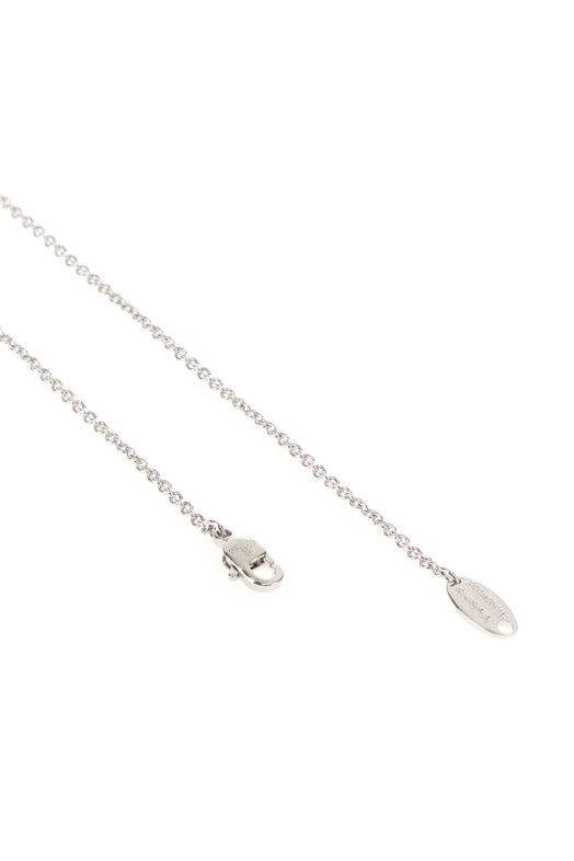 Silver metal Marinetta necklace VIVIENNE WESTWOOD (630203I602P019)