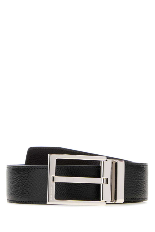 Black leather belt SALVATORE FERRAGAMO (679301675158)