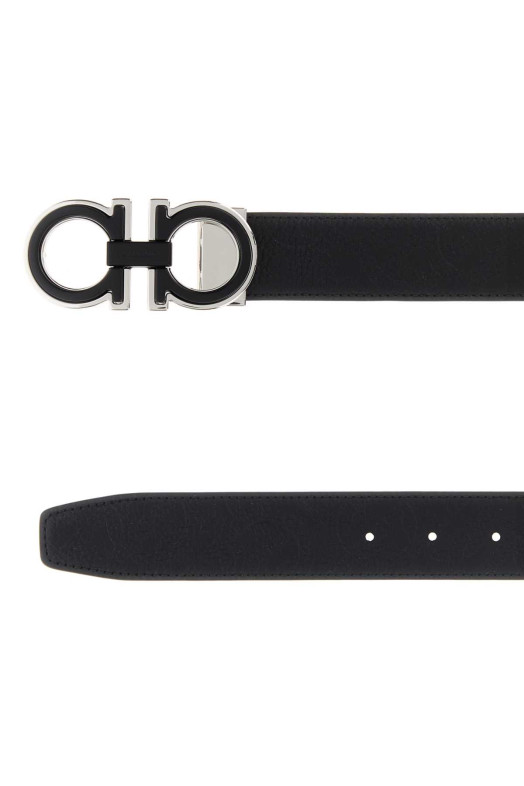 Black leather reversible belt SALVATORE FERRAGAMO (67A254790422)