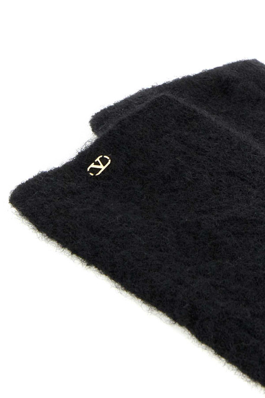 Black stretch mohair blend socks Black VALENTINO GARAVANI (6B3KI02T95Q)