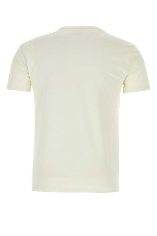 Футболка из хлопка цвета «песок» POLO RALPH LAUREN (710671438)