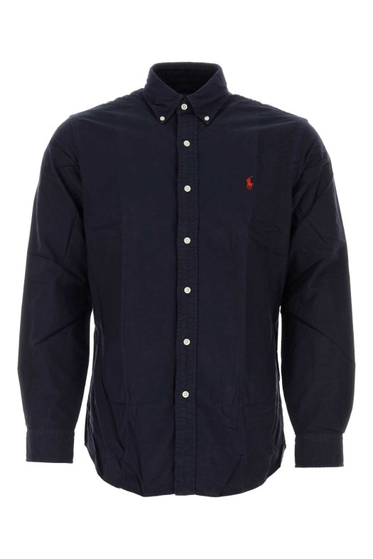 Dark blue cotton shirt POLO RALPH LAUREN (710772290)