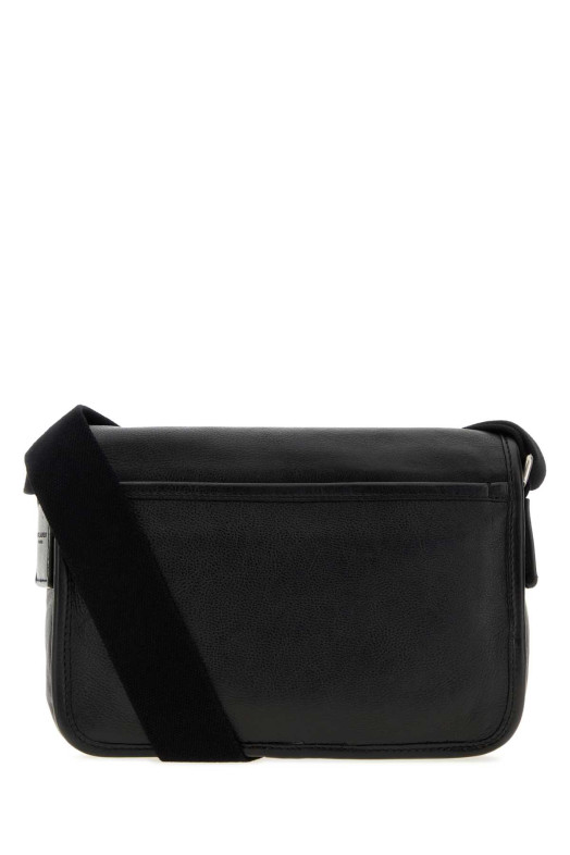 Black leather Messenger Niki crossbody bag Black SAINT LAURENT (776611AAGAF)