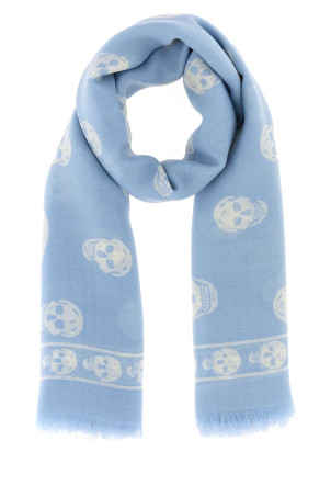 Printed chiffon foulard ALEXANDER MCQUEEN (8078893222Q)