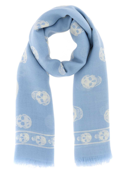 Printed chiffon foulard ALEXANDER MCQUEEN (8078893222Q)