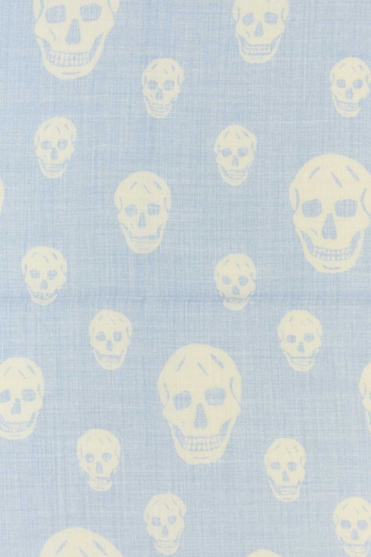 Printed chiffon foulard ALEXANDER MCQUEEN (8078893222Q)