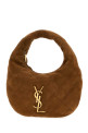 Brown suede Icarino shoulder bag SAINT LAURENT (8516891U807)