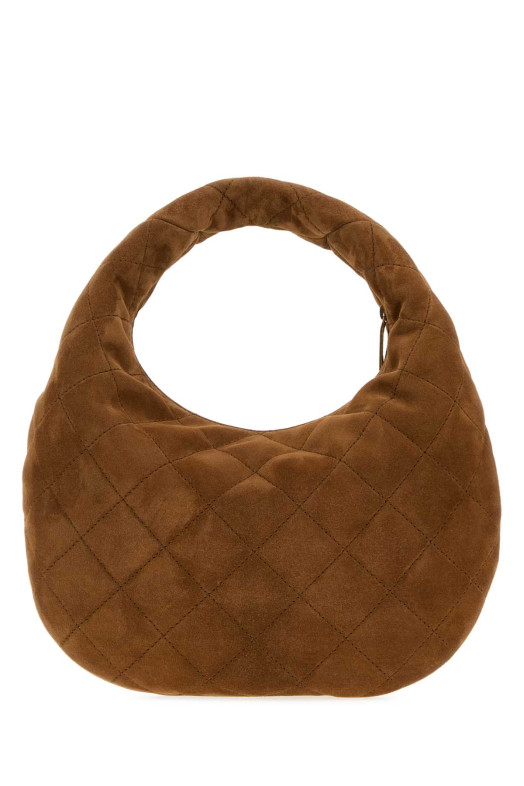 Brown suede Icarino shoulder bag SAINT LAURENT (8516891U807)