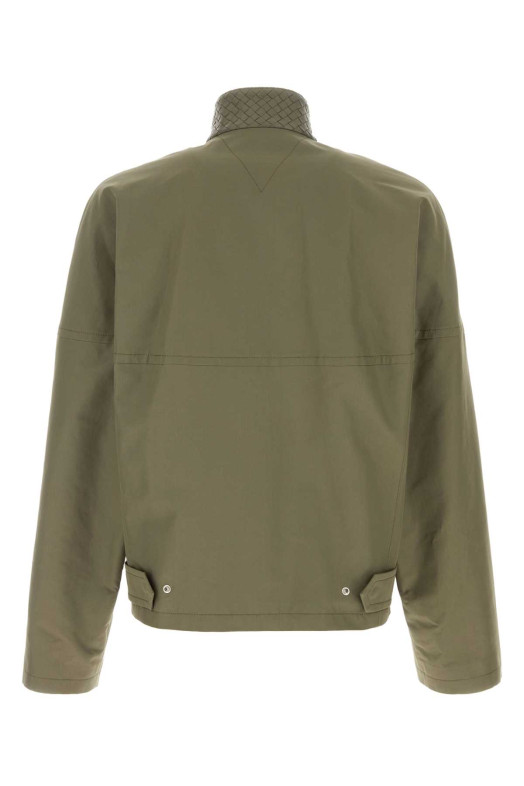 Sage green cotton jacket BOTTEGA VENETA (852530V6D10)