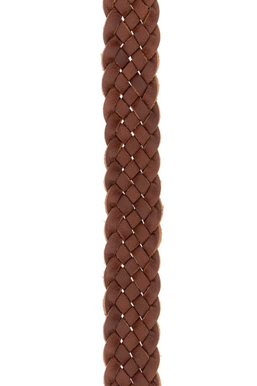 Brown leather belt SAINT LAURENT (859141AAEJG)