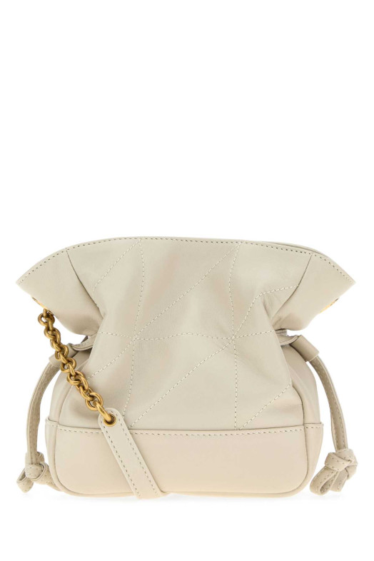 Мини-сумка-ведро Jamie из кожи песочного цвета SAINT LAURENT (859174AAB32)