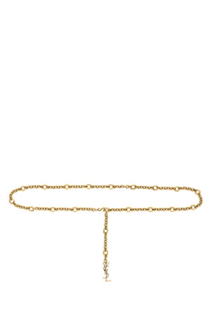 Gold metal belt SAINT LAURENT (859878J160W)