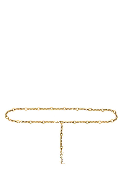 Gold metal belt SAINT LAURENT (859878J160W)
