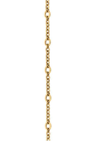 Gold metal belt SAINT LAURENT (859878J160W)