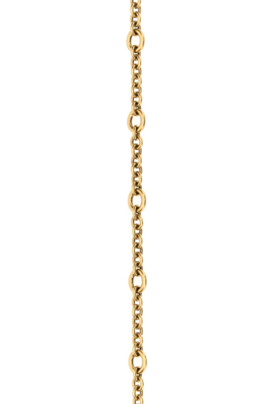 Gold metal belt SAINT LAURENT (859878J160W)
