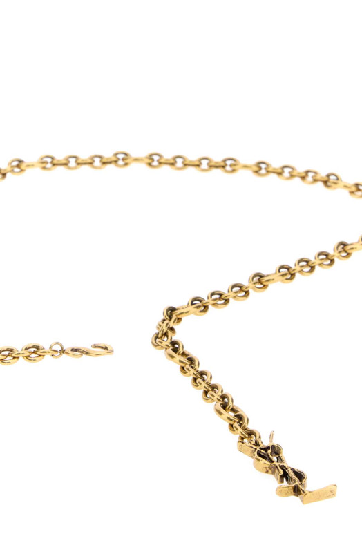 Gold metal belt SAINT LAURENT (859878J160W)