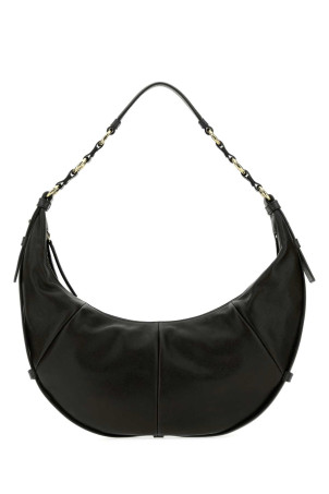 Black leather Saharienne shopping bag Black SAINT LAURENT (862365AAGDF)