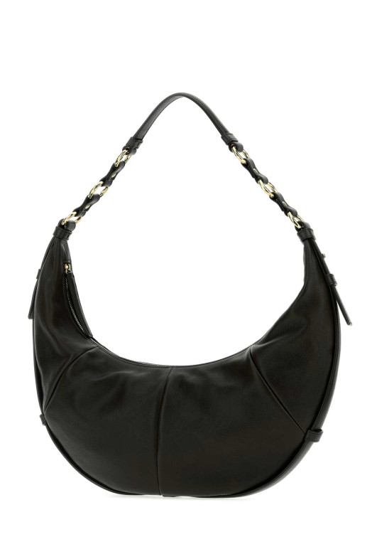 Black leather Saharienne shopping bag Black SAINT LAURENT (862365AAGDF)