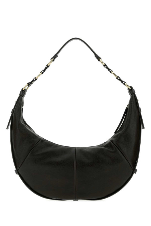 Black leather Saharienne shopping bag Black SAINT LAURENT (862365AAGDF)