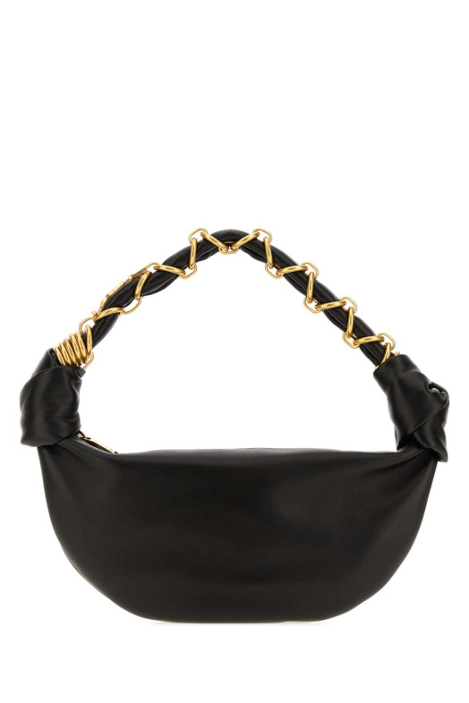 Black leather mini Amalia shoulder bag Black SAINT LAURENT (862558AACX7)