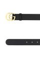 Black leather belt Black GUCCI (863293AAGD4)