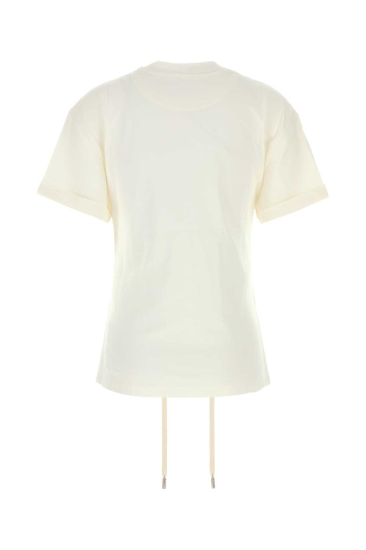 White cotton t-shirt ALEXANDER MCQUEEN (863552QLAEZ)