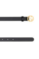 Black leather belt Black GUCCI (864428CVE0G)