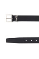 Black leather belt Black SAINT LAURENT (864585BOO0E)